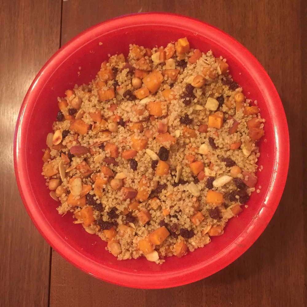 Sweet N’ Spicy Roasted Veggie Quinoa