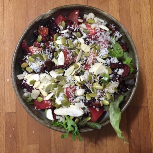 Sassy Summer Salad with Beets and Tomatoes