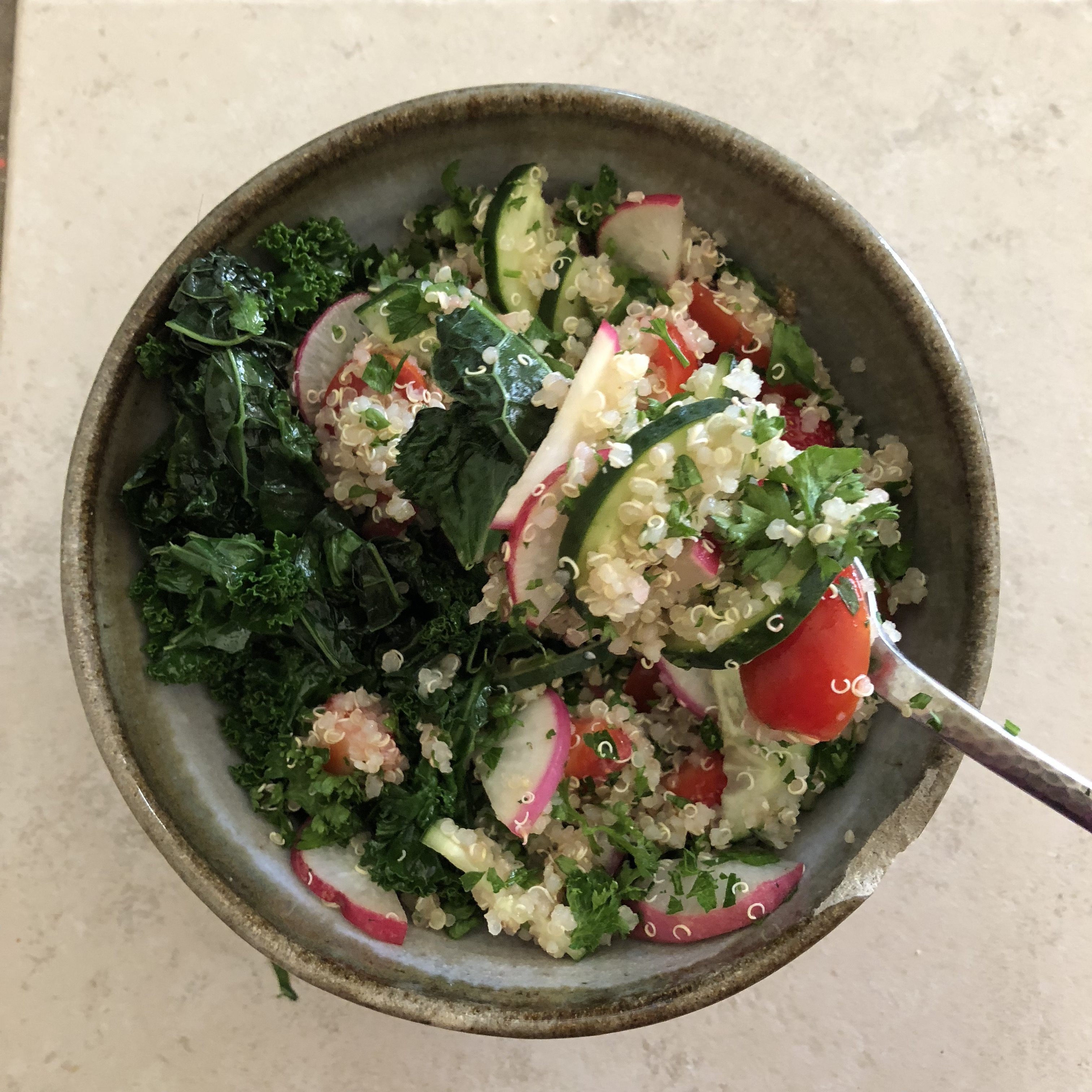 Sweet and Spicy Springtime Tabouli
