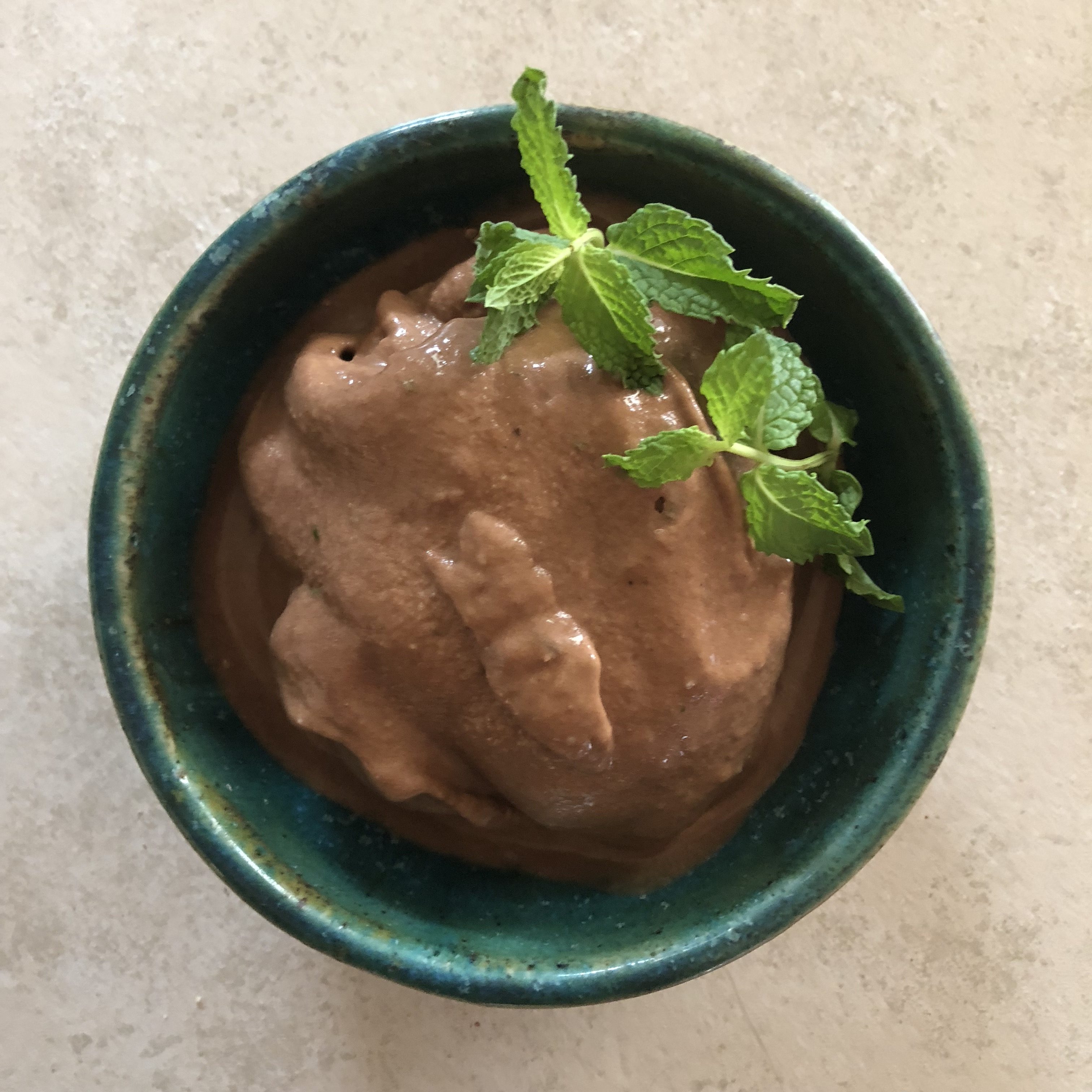 5-Ingredient Vegan Mint Chocolate Ice Cream