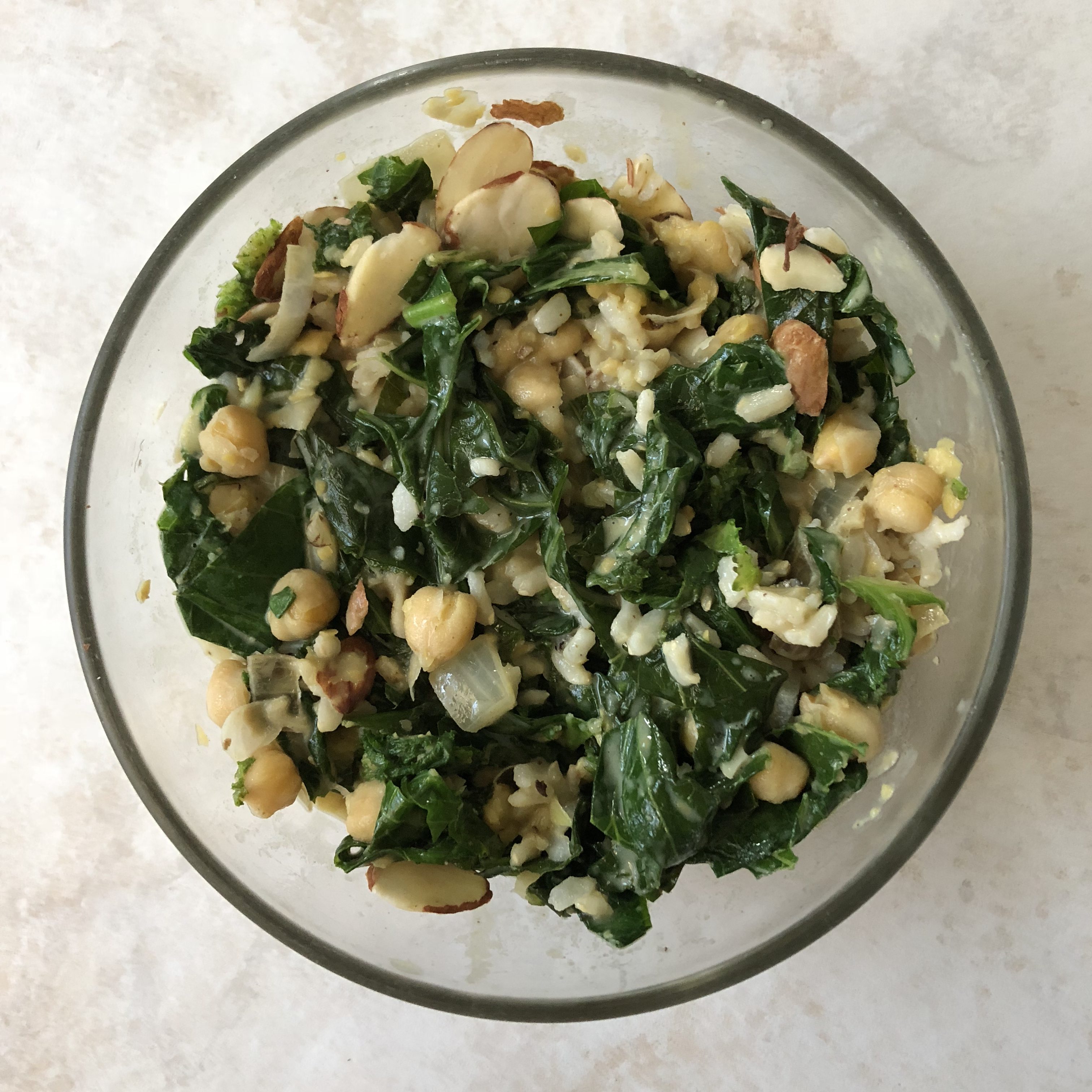 Coconut Curried Greens with Chickpeas