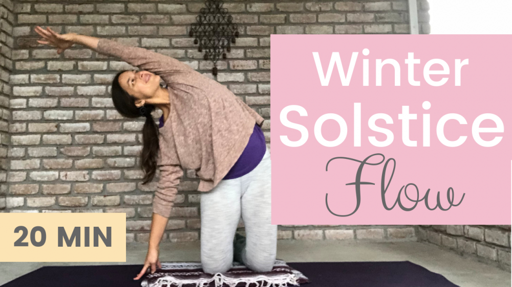 Winter Solstice Yoga Flow Conscious Healthy Mama