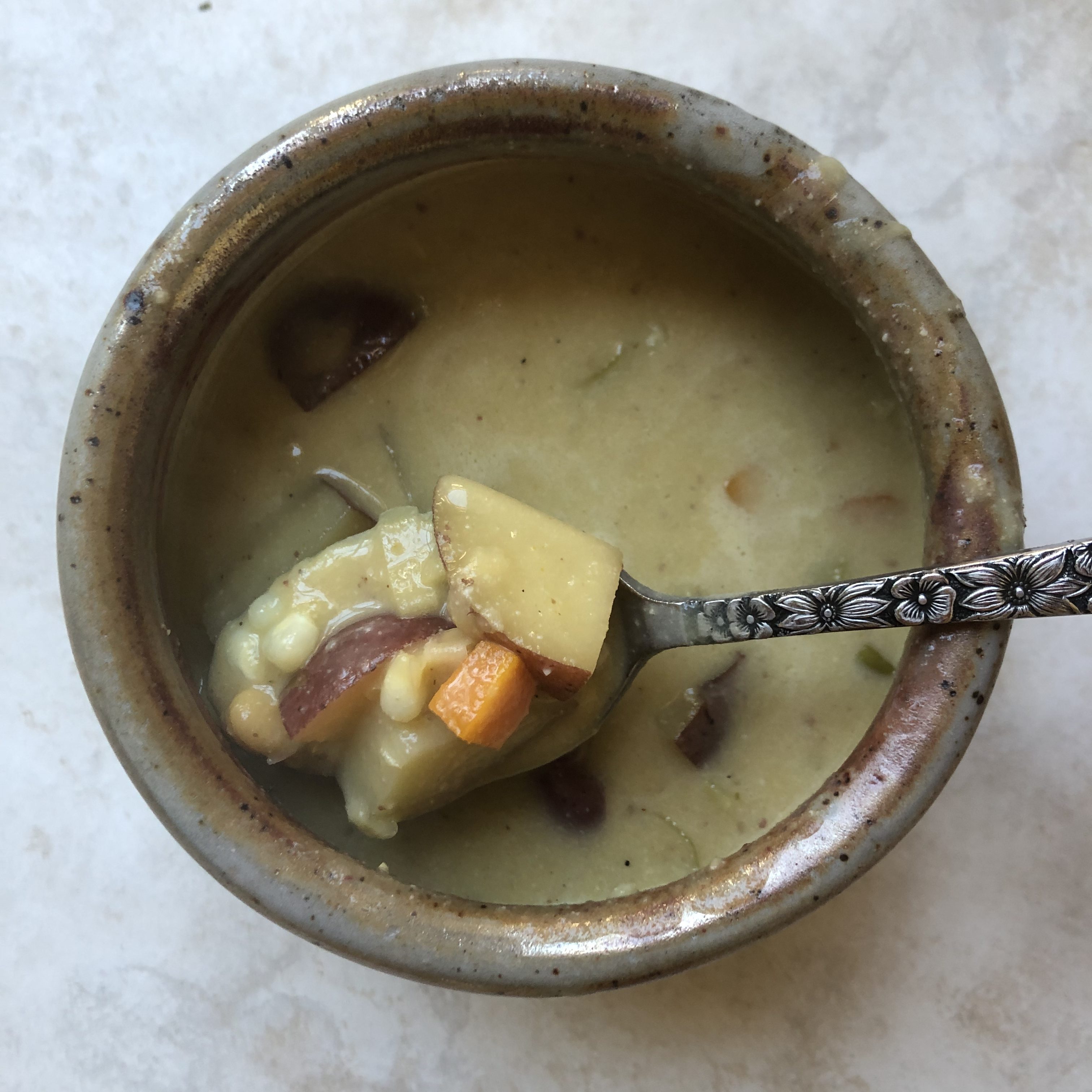 Creamy Vegan Corn Soup